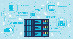 dedicated server hosting diagram