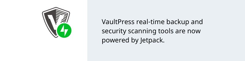VaultPress real time backup