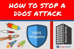 diagram of DDOS Mitigation stopping and preventing an attack