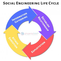 phases of life cycle of social engineering chart