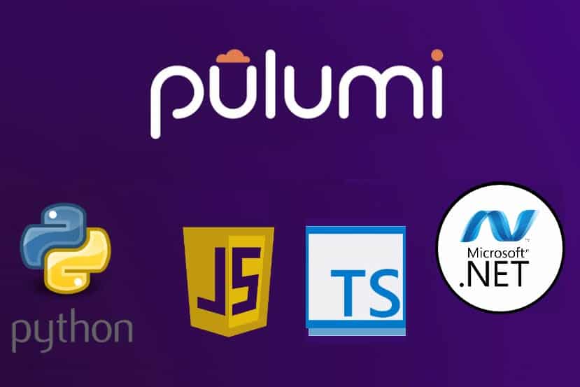 A list of software languages supported by Pulumi.